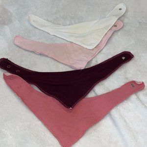 New 4 Pack Modern Baby Bandana Bibs OS NWOT